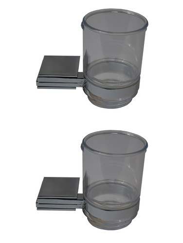 Zahnputzbecher mit - 2x,