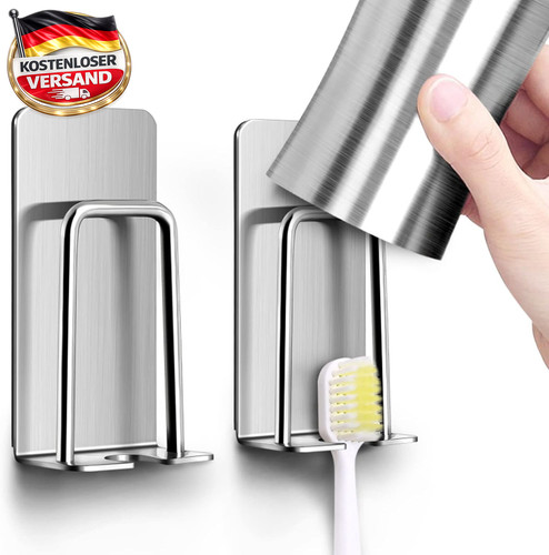 2er set zahnbürstenhalter aus - 2er-set,