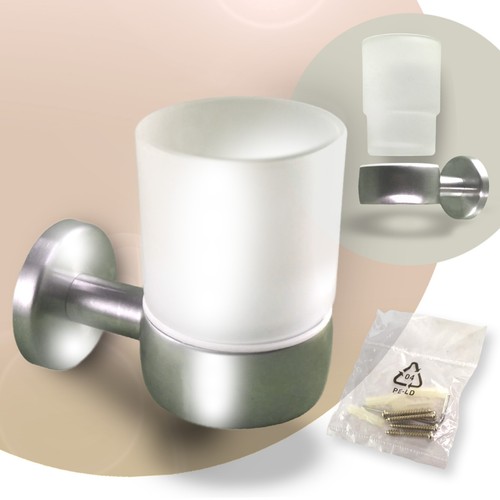 Zahnbürstenhalter wand glas - zahnbürstenhalter,
